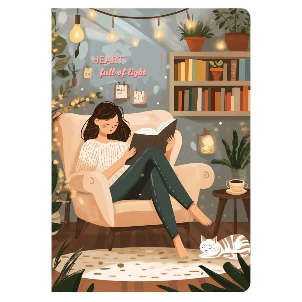 Loope Heart Full Of Light Notebook - A6