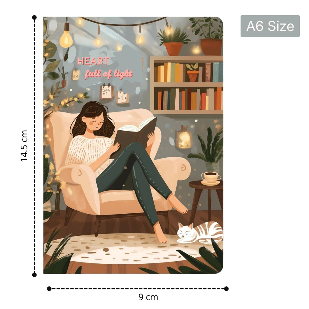 Loope Heart Full Of Light Notebook - A6