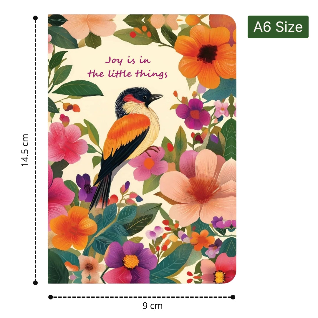 Loope A6 Joy Is In The Little Things Foil (R) Notebook | Loope | ST0071414