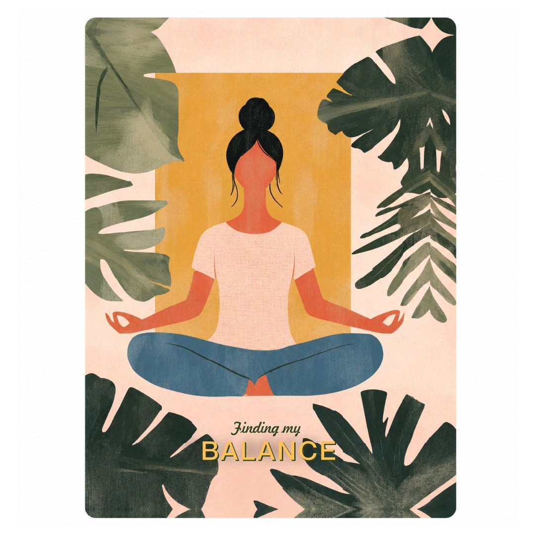 Loope Finding My Balance Foil Notebook - A6 | Loope | ST0071412