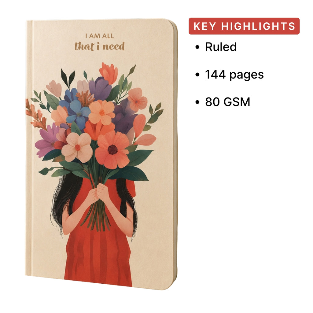 Loope I Am All That I Need Foil Notebook - A6