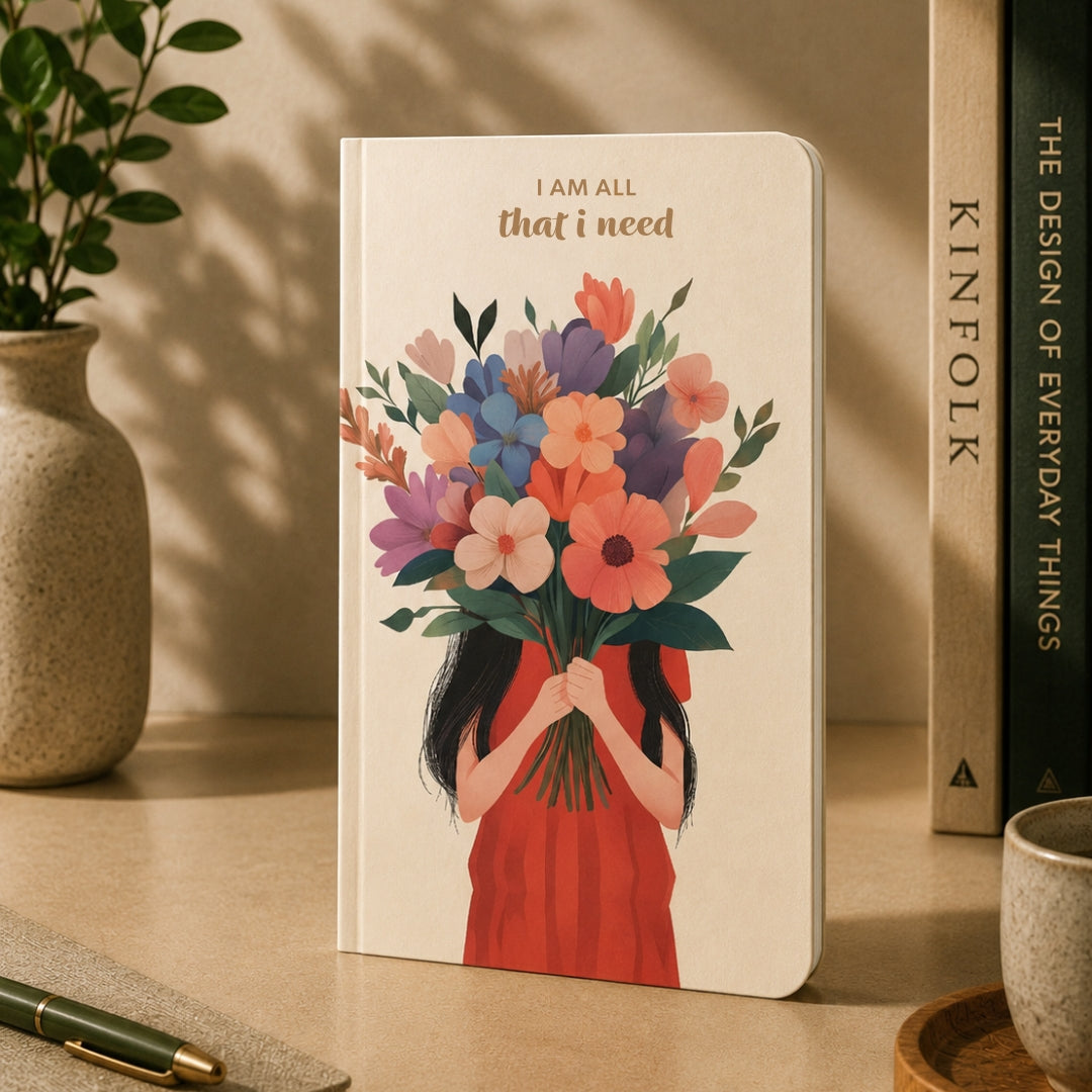 Loope I Am All That I Need Foil Notebook - A6 | Loope | ST0071413