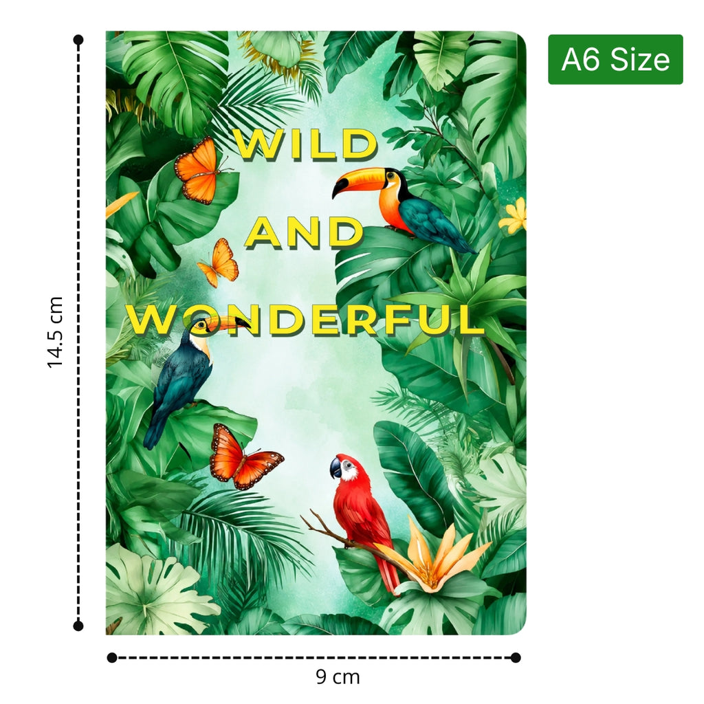 Loope Unruled Notebook A6 | Wild & Wonderful