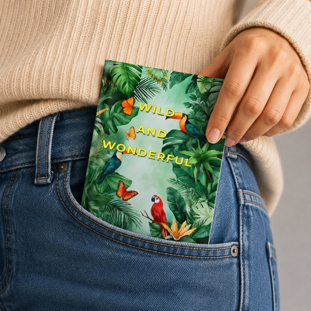 Loope Unruled Notebook A6 | Wild & Wonderful