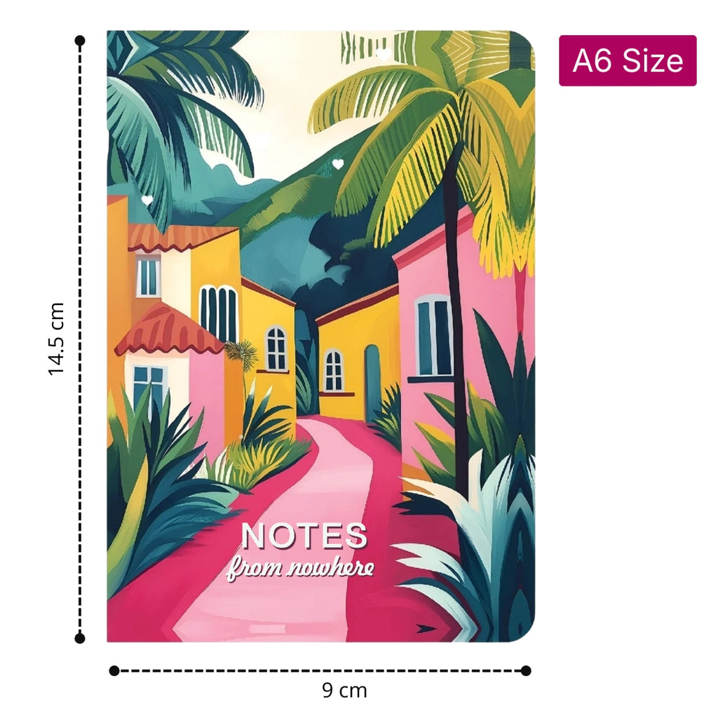 Loope Notes From Nowhere Foil Notebook - A6