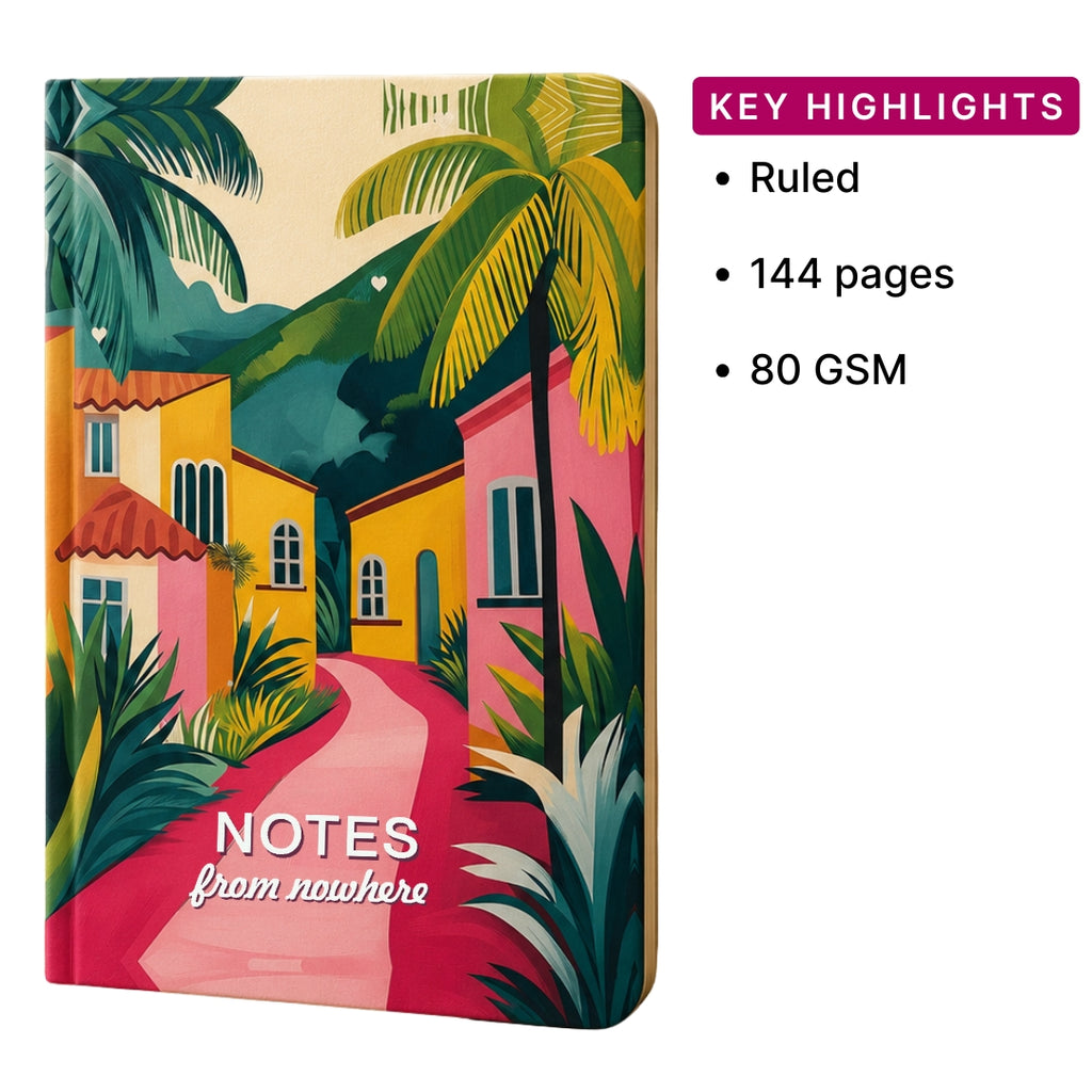 Loope Notes From Nowhere Foil Notebook - A6
