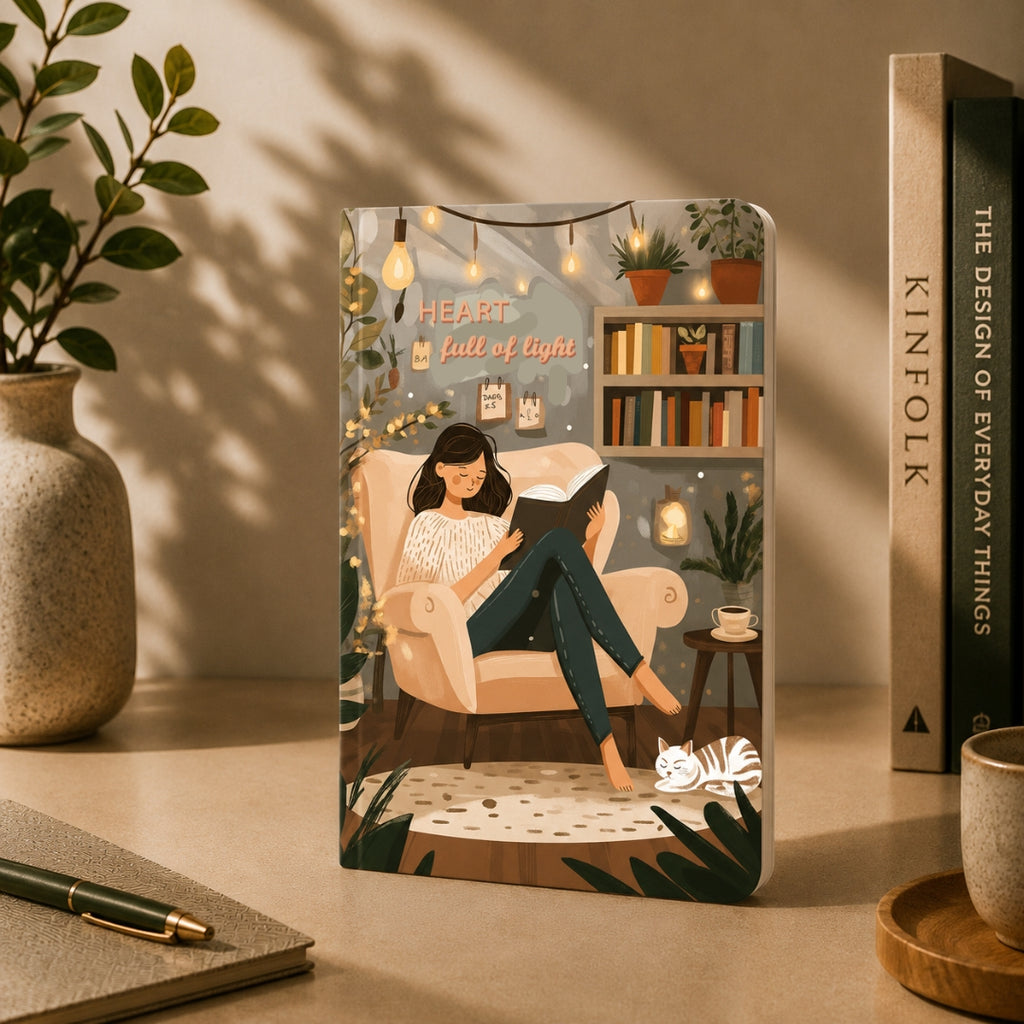 Loope Heart Full Of Light Notebook - A6