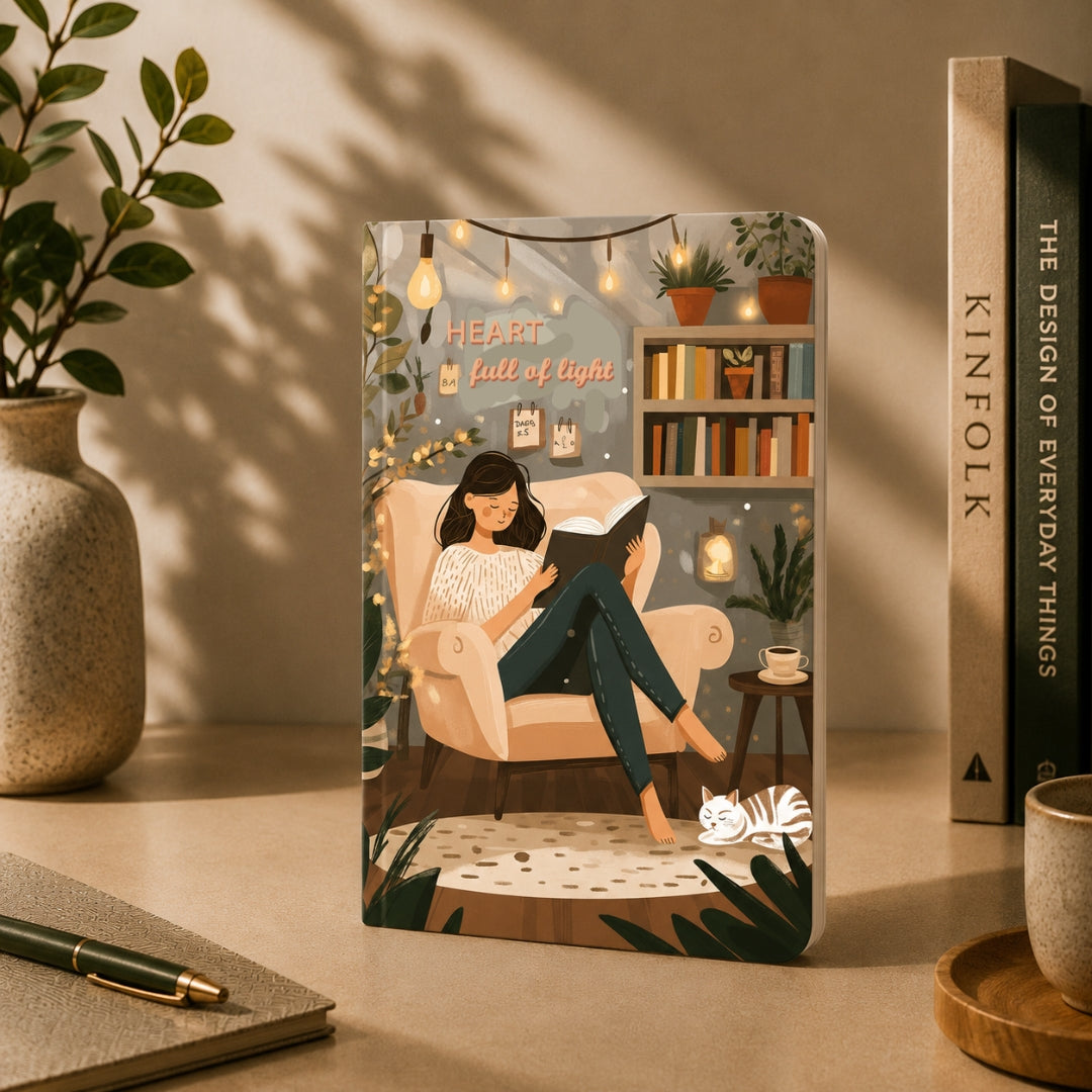 Loope Heart Full Of Light Notebook - A6 | Loope | ST0069428