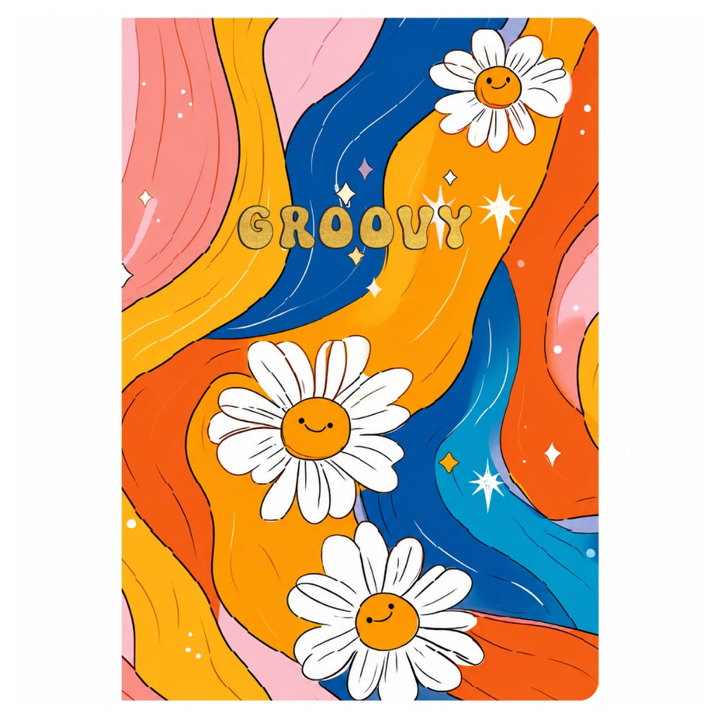 Loope Grooy Foil Notebook - A6