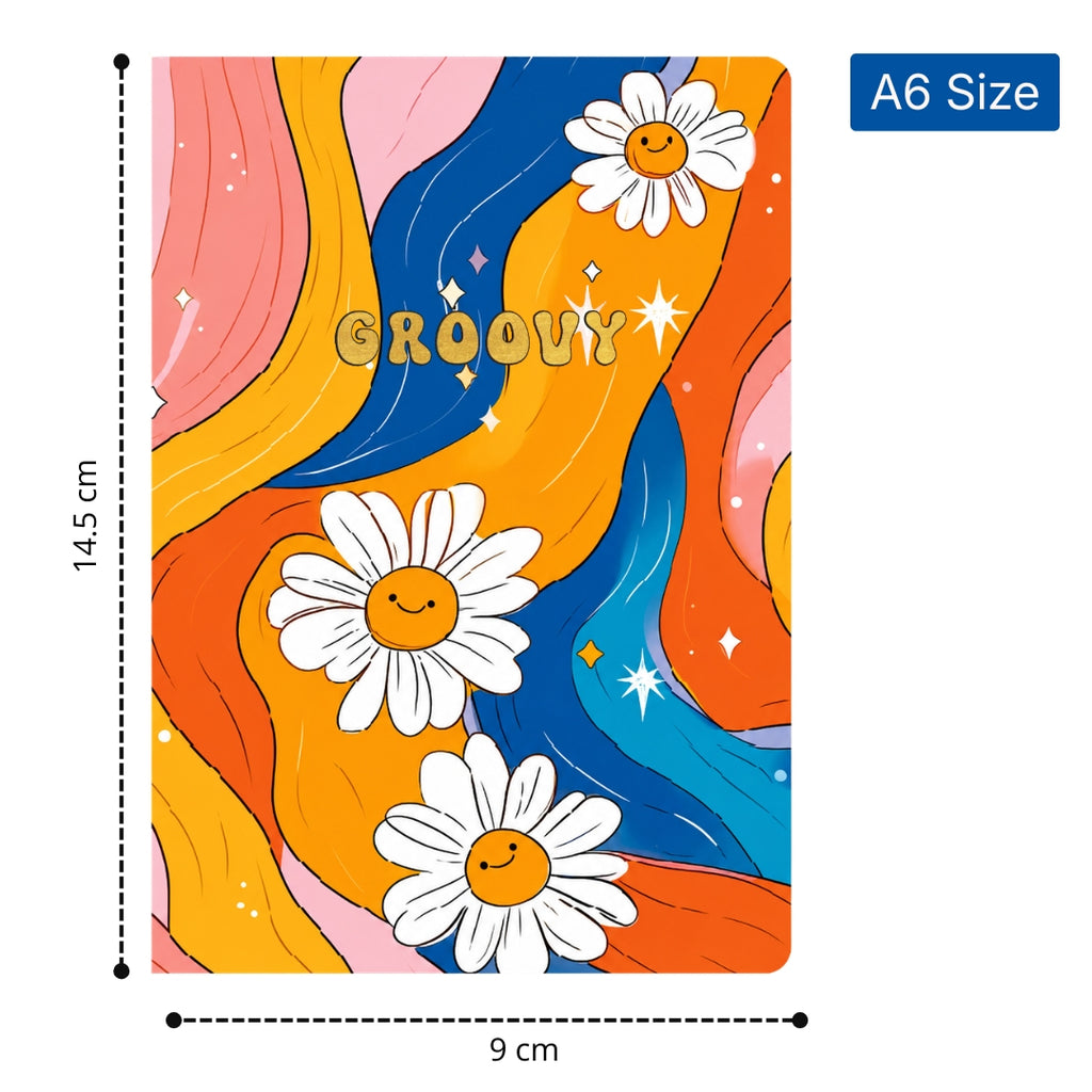 Loope Grooy Foil Notebook - A6