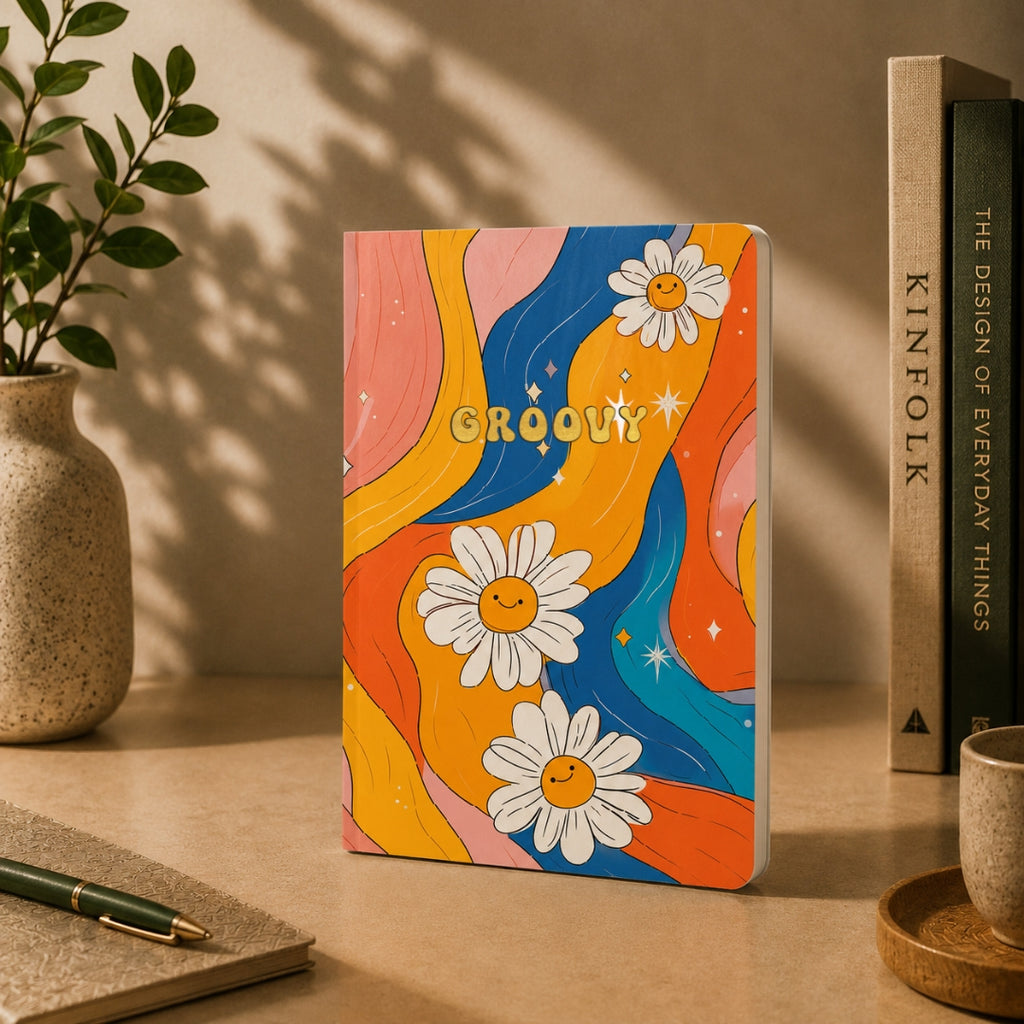 Loope Grooy Foil Notebook - A6
