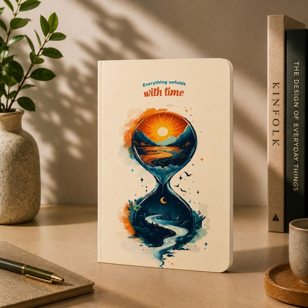 Loope Everything Unfolds With Time Notebook - A5 | Loope | ST0069935