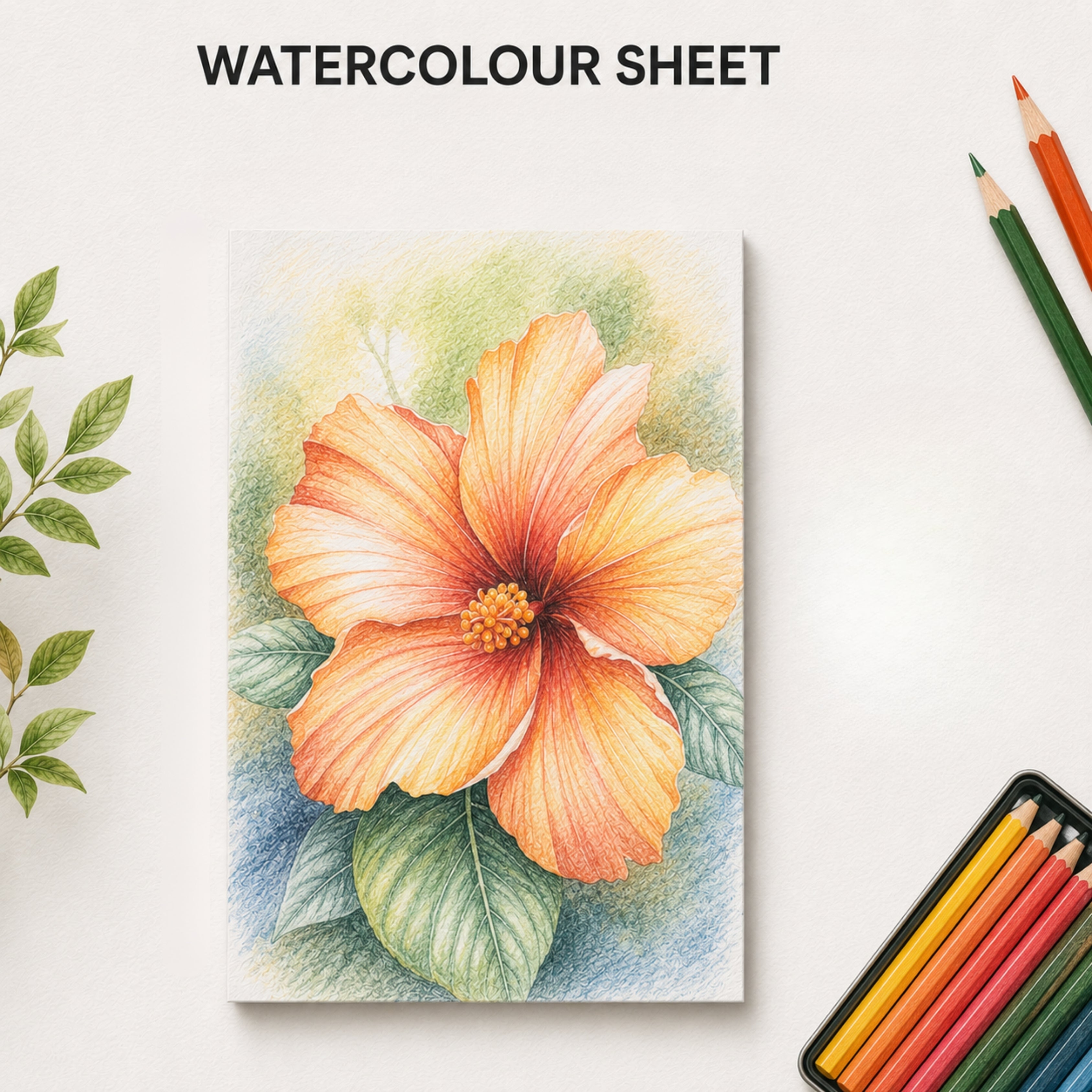 Loope A6 Watercolor Loose Sheets  200 Gsm ColdPress Paper, 30 Sheets | Loope | ST0067083