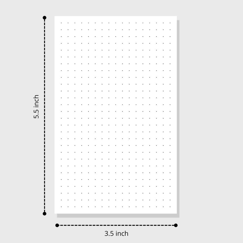 Loope Memo Cards White - Doted