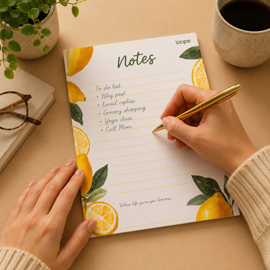 Loope When Life Gives You Lemons Notes Pad - A5