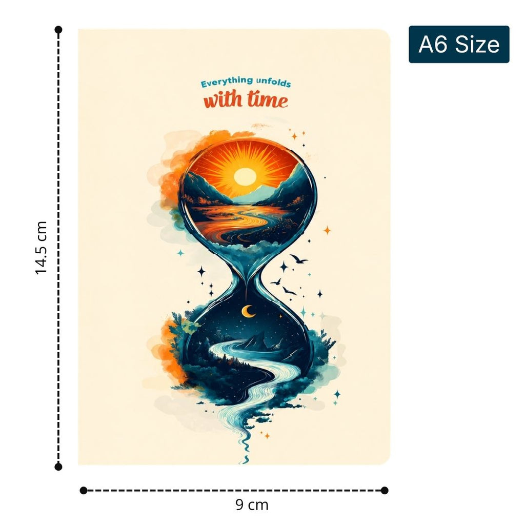 Loope Everything Unfolds With Time Notebook - A6