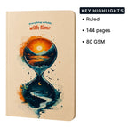 Loope Everything Unfolds With Time Notebook - A6