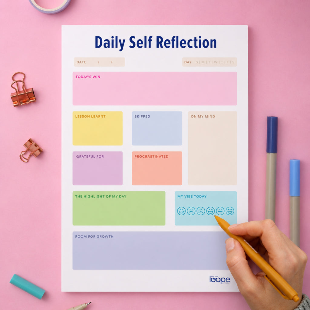 Loope Daily Self Reflection Planner