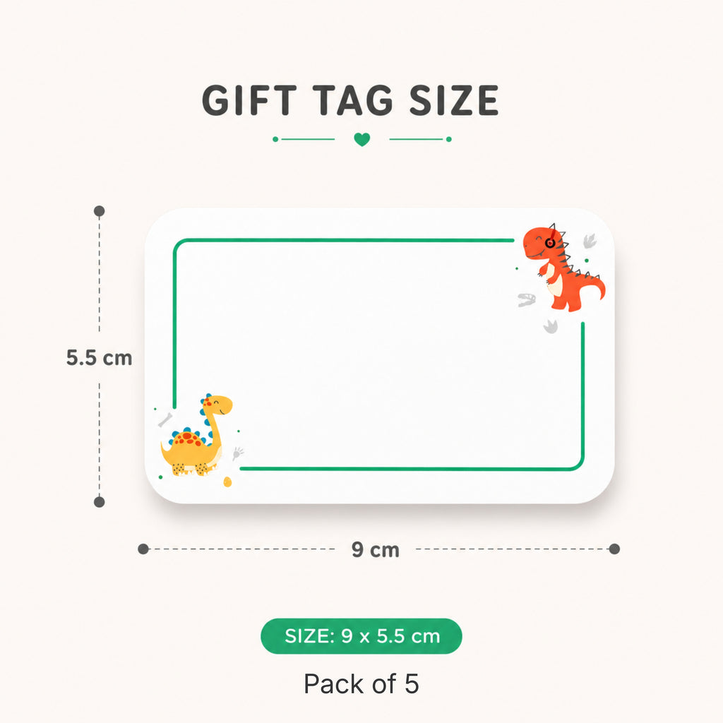 Loope Gift Tag- Dino