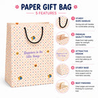 Loope Gift Bag Large - Geometric Dotted
