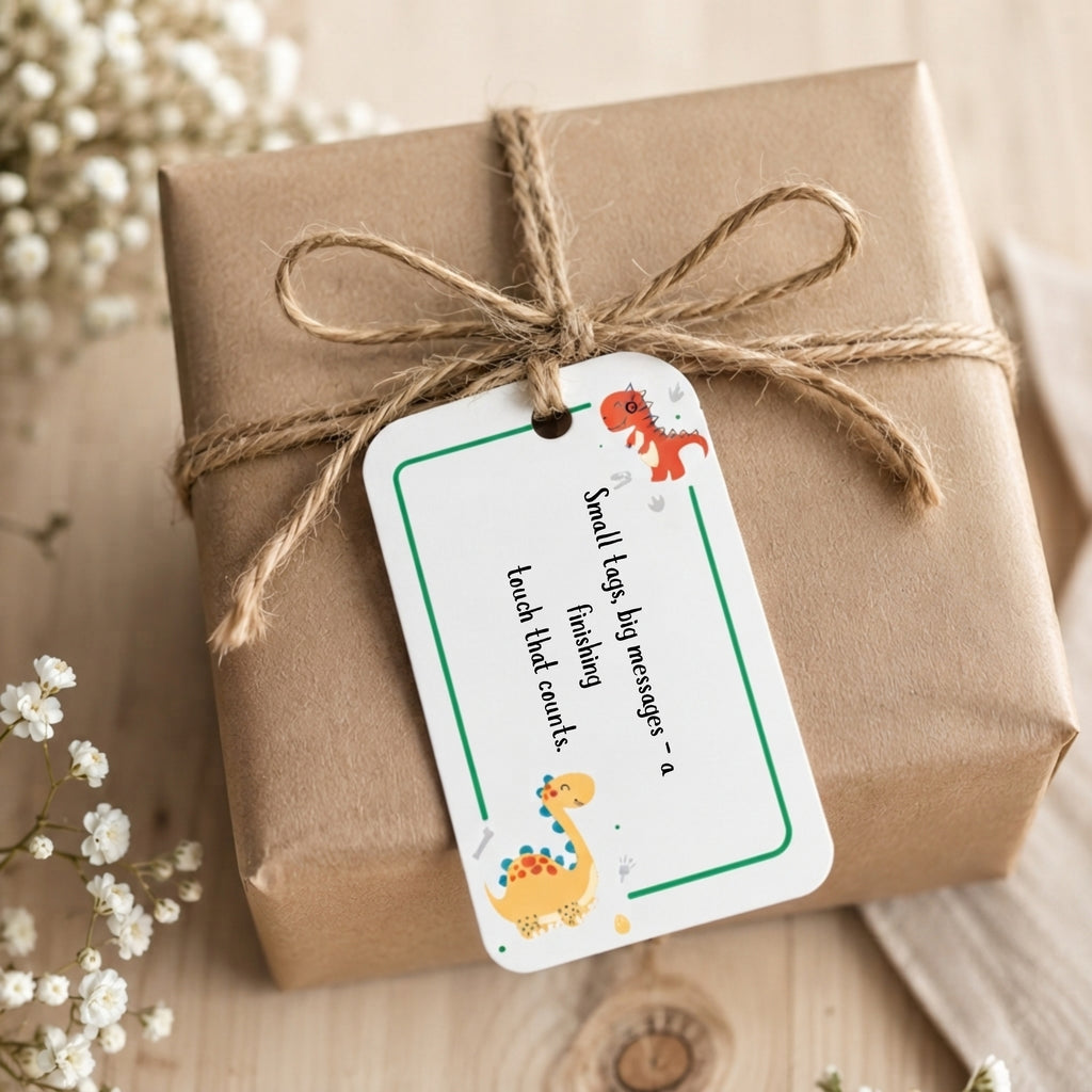 Loope Gift Tag- Dino