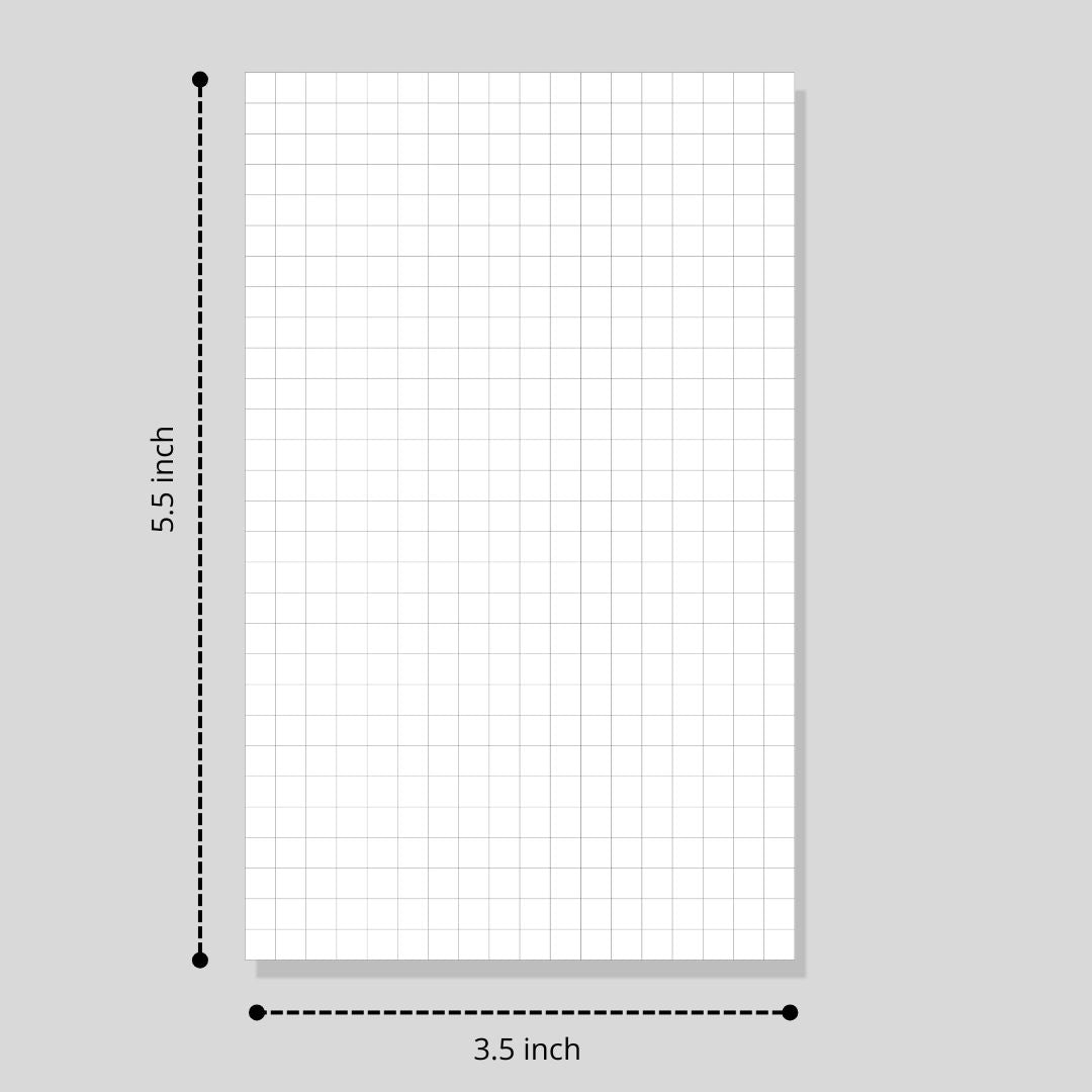 Loope Memo Cards White - Checks | Loope | ST0068772