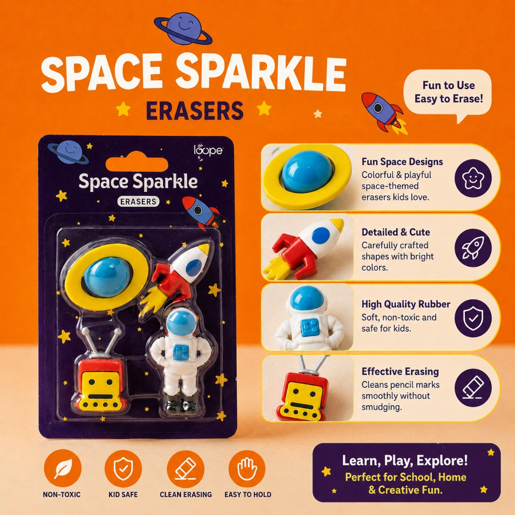 Loope Eraser - Space Shape