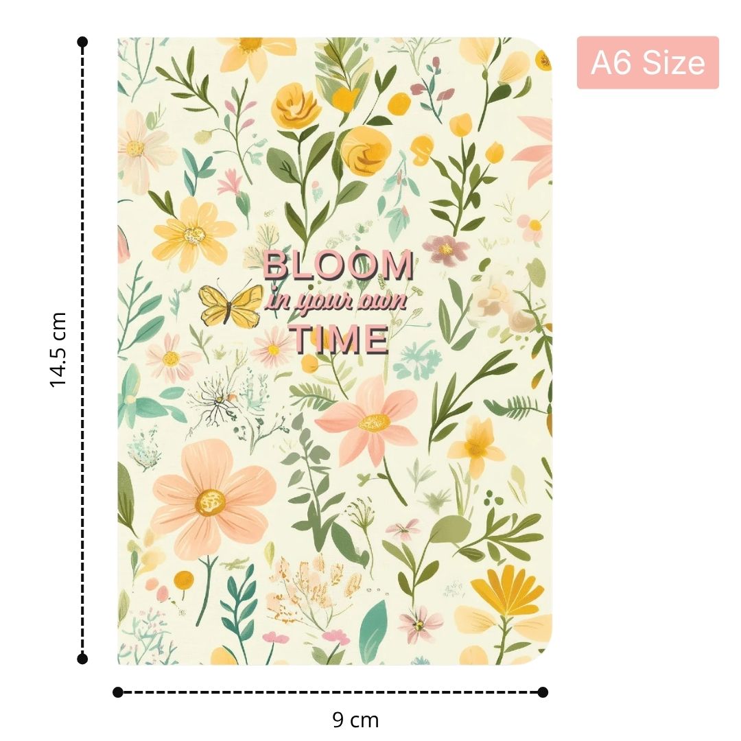 Loope Bloom In Your Won Time Notebook - A6 | Loope | ST0067166