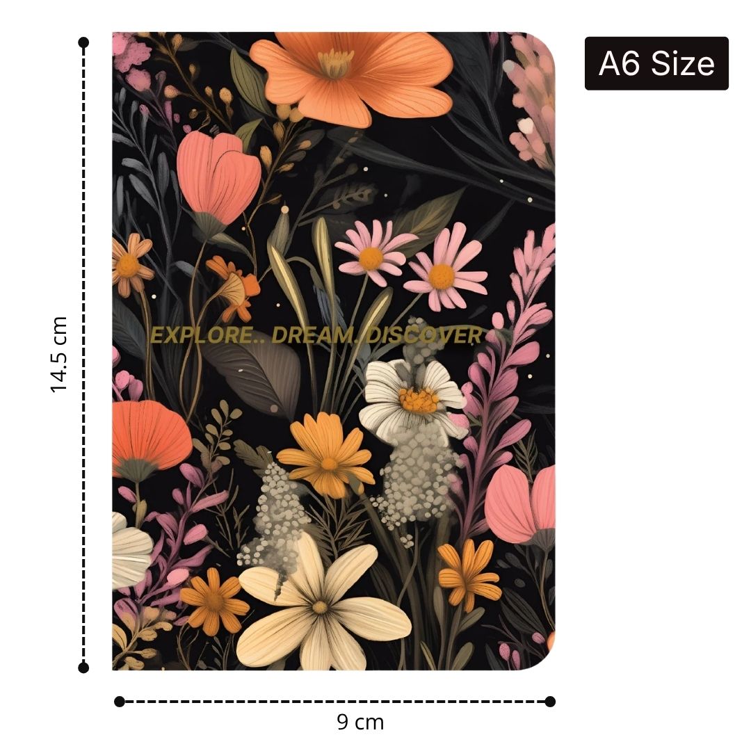 Loope Unruled Notebook A6 | Explore Dream Discover | Loope | ST0068159