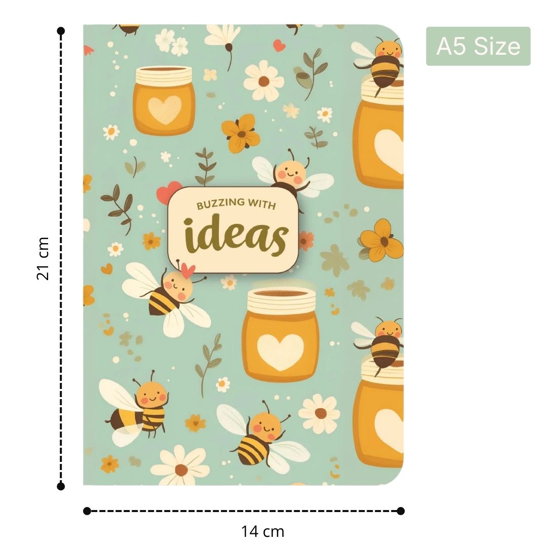 Loope Buzzing With Ideas Notebook - A5 | Loope | ST0068158