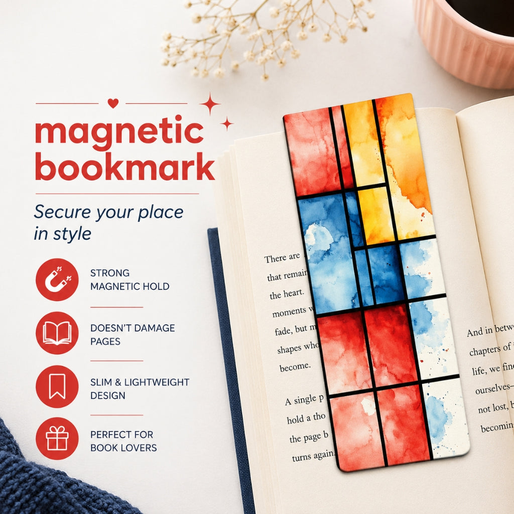 Loope Bookmark - Composition With Red Blue & Yellow By Piet Mondrian
