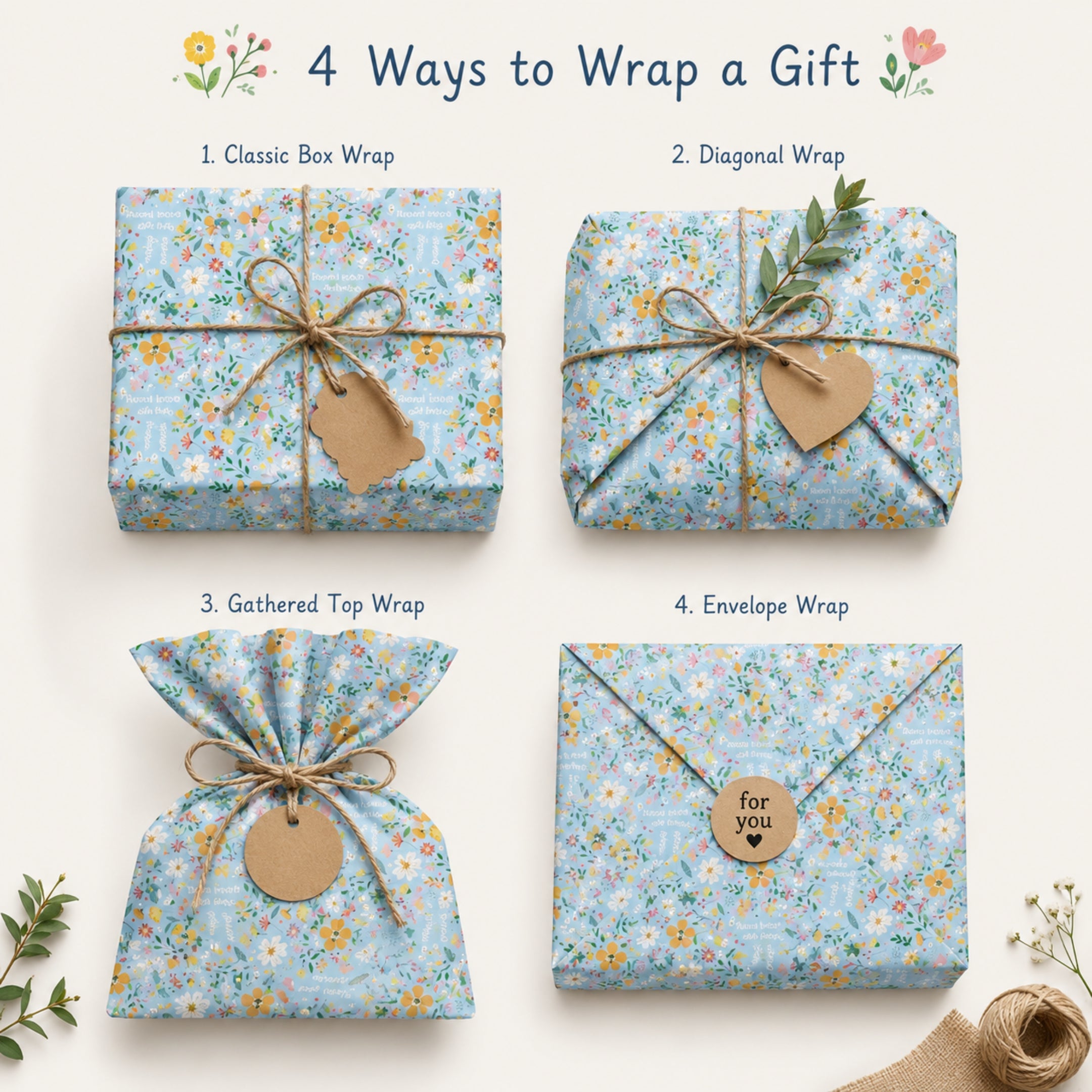 Loope Gift Wrapper - Floral | Loope | GI0014256