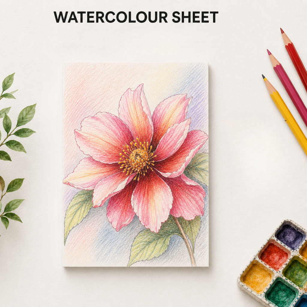 Loope A4 Watercolor Loose Sheets