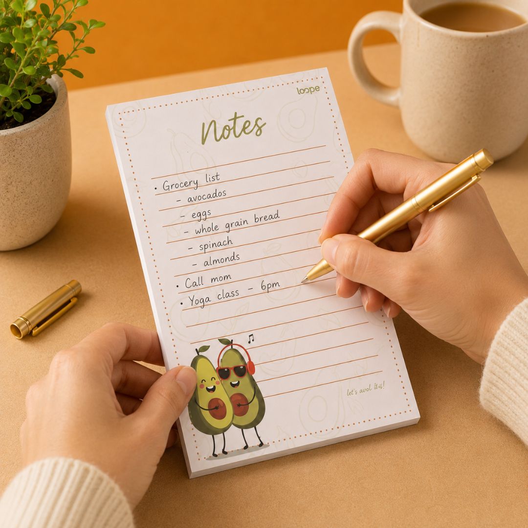 Loope Avo Good Day Notes Pad - A5 | Loope | ST0069277