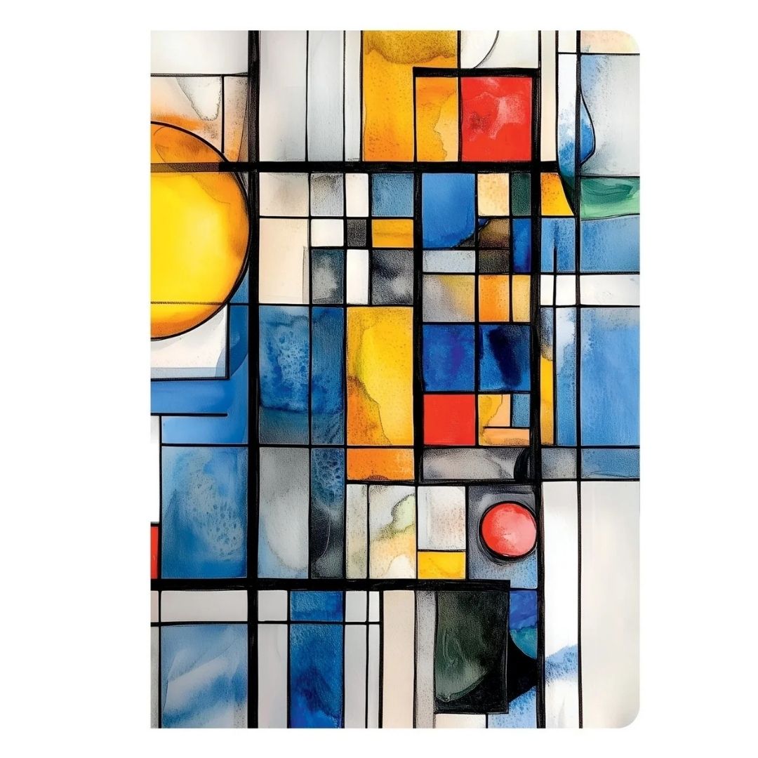 Loope Unruled Notebook A5 | Colors Checks | Loope | ST0069487