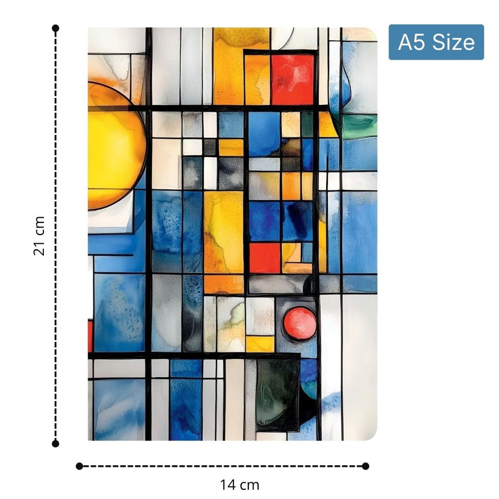 Loope Unruled Notebook A5 | Colors Checks