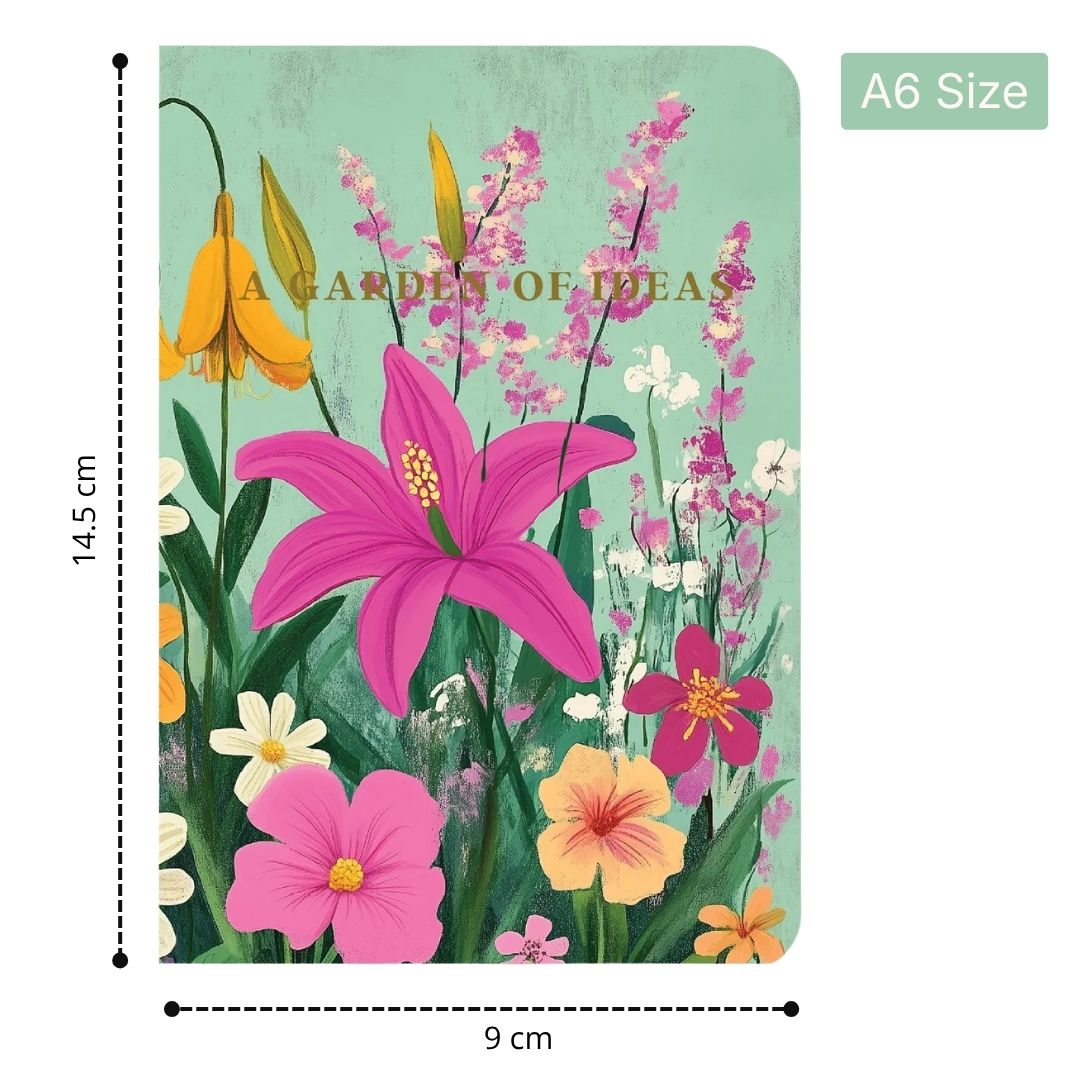 Loope Unruled Notebook A6 | A Garden Of Ideas | Loope | ST0068160