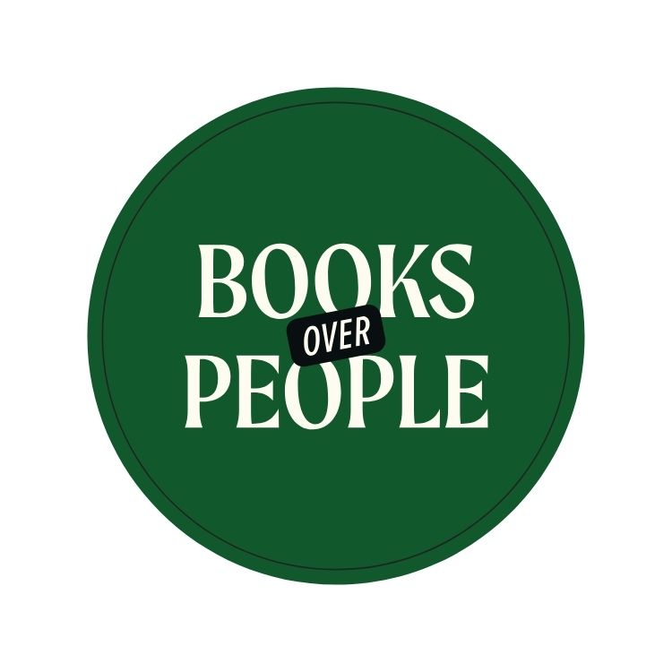 Loope Books Over People Badge