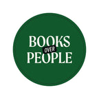 Loope Books Over People Badge