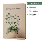 Loope Love Grows Here Notebook - A5