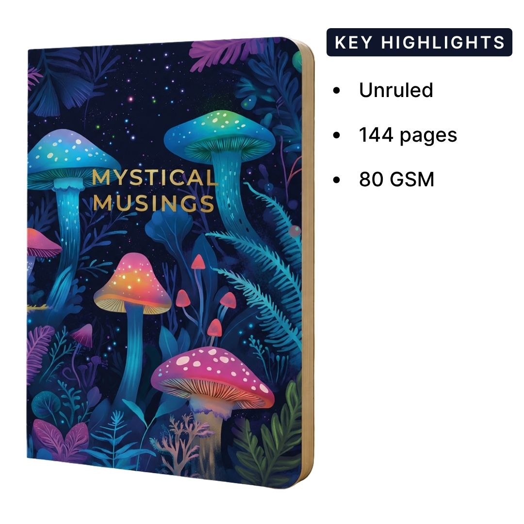Loope Unruled Notebook A6 | Mystical Musings | Loope | ST0068161