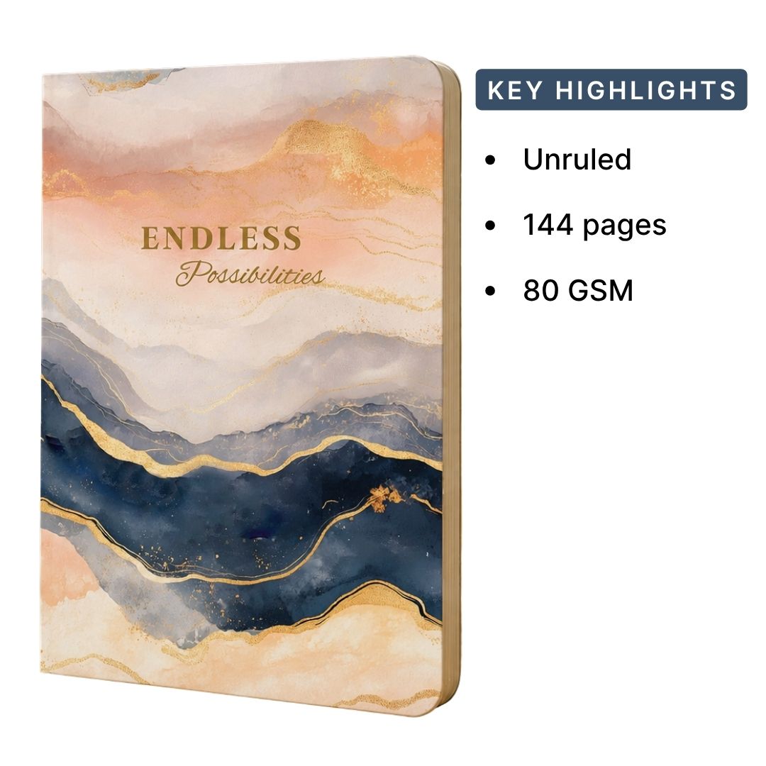 Loope Unruled Notebook A6 | Endless Possibilities | Loope | ST0068163