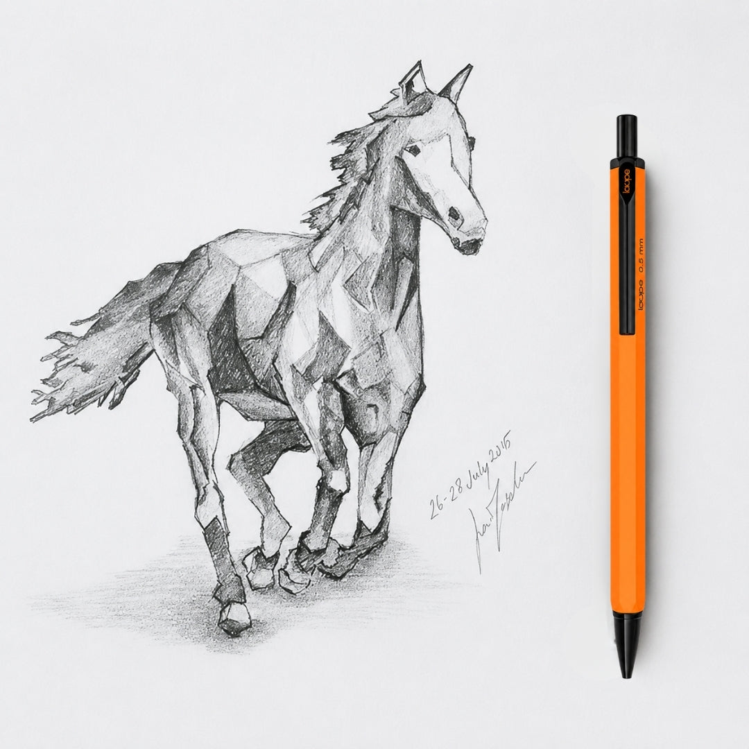Loope Mechanical Pencil - 0.5mm- Orange | Loope | ST0068445