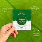 Loope Books Over People Badge