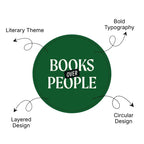Loope Books Over People Badge