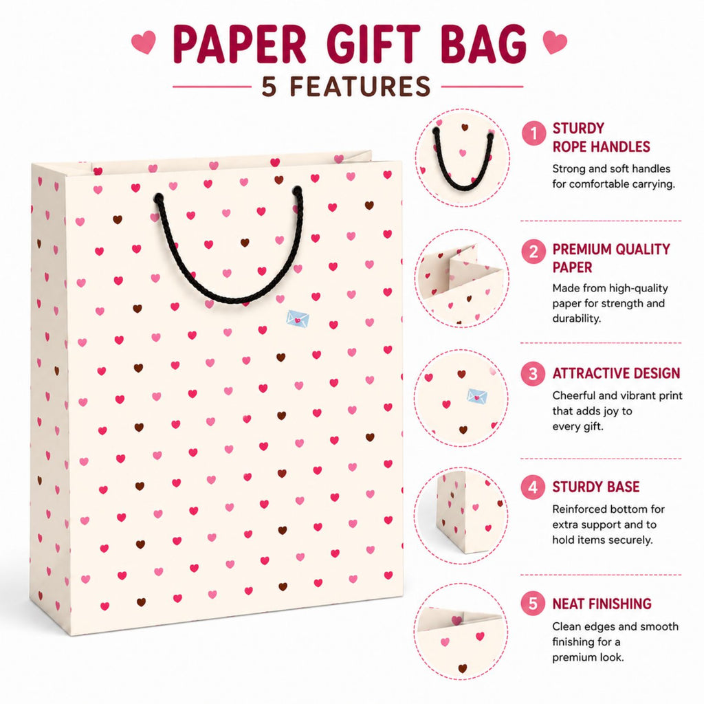 Loope Gift Bag Large - Heart