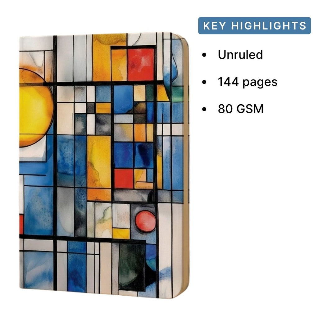 Loope Colors Checks Notebook - A6