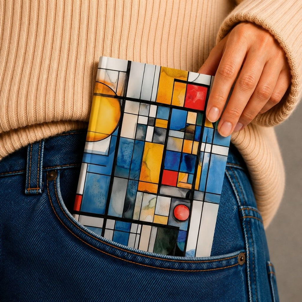 Loope Colors Checks Notebook - A6