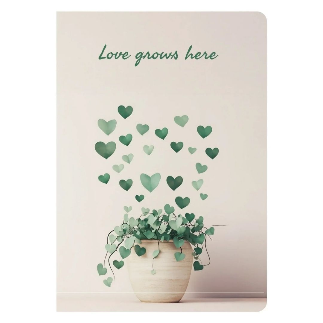 Loope Love Grows Here Notebook - A6 | Loope | ST0069429