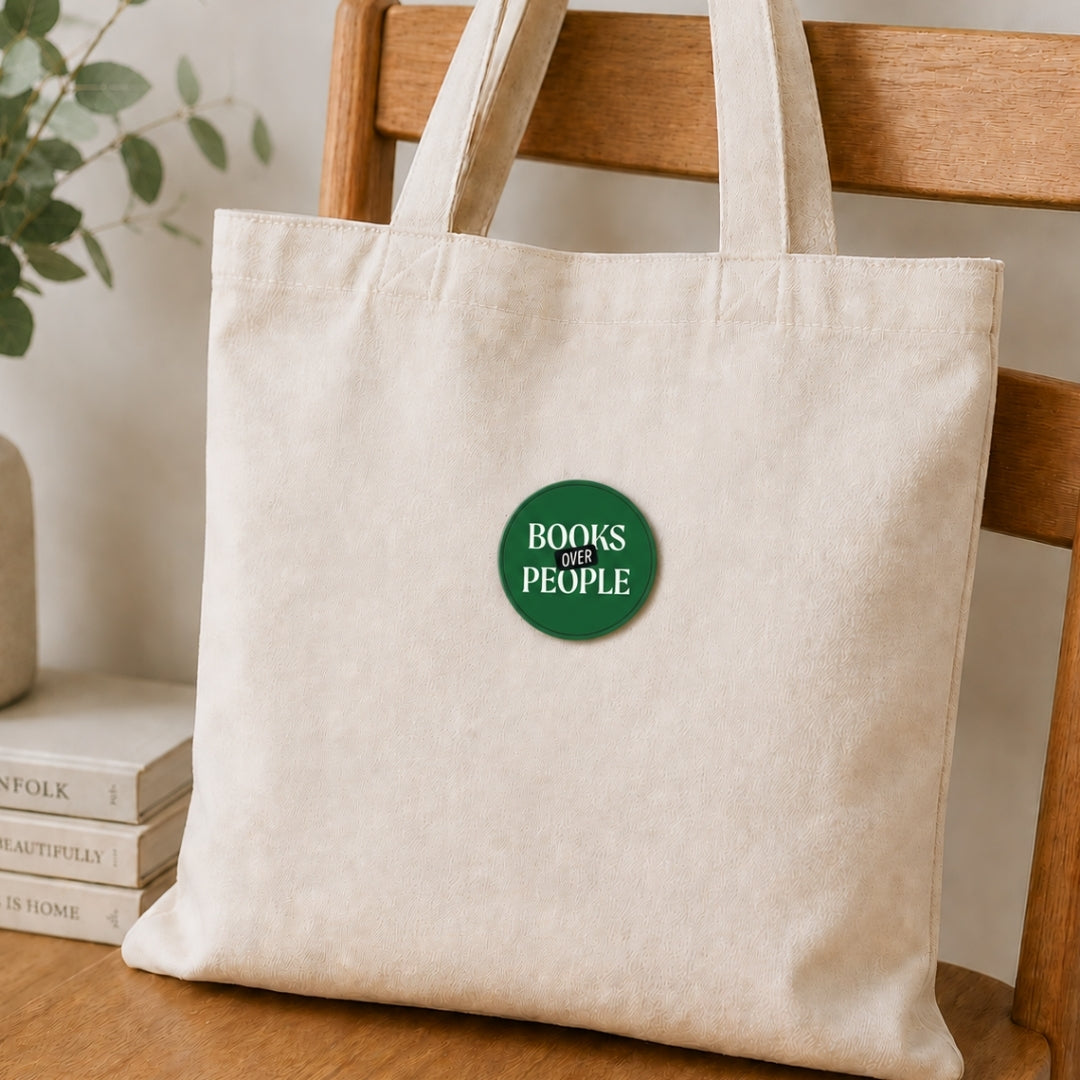 Loope Books Over People Badge | Loope | GI0012186